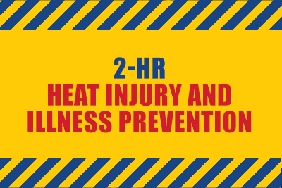 2 hour Heat Injury and illness prevention logo